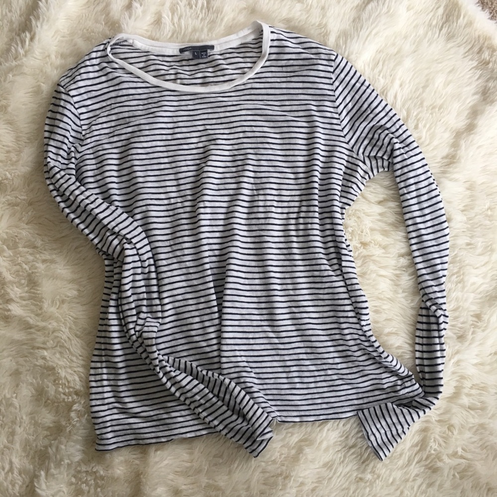 Vince striped tissue tee